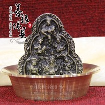 Tibetan Buddhist offerings Brass water God of Wealth Yellow God of Wealth Tibetan Bala medium fate