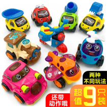 Baby toy car boy return car inertia car infant child toy engineering car airplane train set