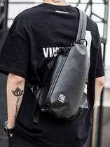 American Mk Ifashion Chest Bag Men Casual Single Shoulder Diagonal Satchel Briefs with small hanging bag mens bag