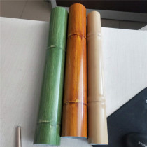 Metal aluminum alloy bamboo grain aluminum round tube aluminum bamboo bamboo bamboo decorative aluminum tube scenic area fence railing pavilion aluminum factory