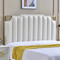 Light luxury bedside backrest soft bag single 2021 new net red simple modern double technology cloth solid wood headboard