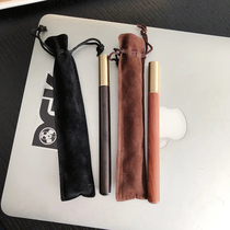Real name recommended repair solid wood brass Noble sandalwood and metal with signature pen feel gift