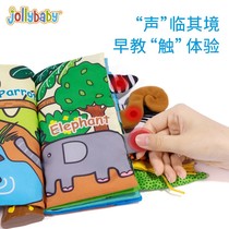 jollybaby Electronic Music Tail Cloth Book Baby English Enlightenment Toys Baby Toys 0-1 Years Old