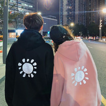 roora not the same couple outfit autumn sweater loose 2021 new spring and autumn jacket niche design sense