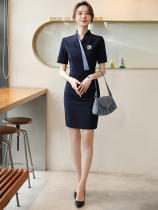 Professional dress Womens summer suit skirt temperament high-end hotel stewardess Teacher manager Sales department overalls