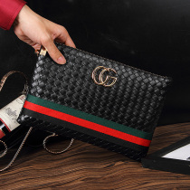 Handbag mens large-capacity letter bag spirit guy portable wallet Leisure Society Street tide Korean men and women clip bag