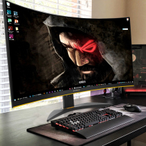 Guanjie Yimeisen 32-inch 2k display 144hz curved screen E-sports eat chicken 1ms borderless computer LCD screen PS4 game P3217GQC HD 34 curved surface 27 units