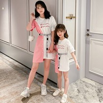 Next Fairy girl dress with dress 2022 Summer new childrens tennis red princess nepotism long nepotism