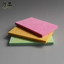 Magic cotton absorbent sponge color absorbent sponge good gouache watercolor oil painting acrylic special painting cotton 3 pieces