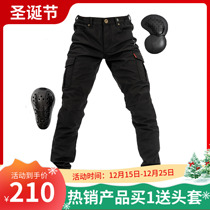 MOTO PANTS new autumn and winter motorcycle riding PANTS men and women waterproof cold and warm windproof slim Leisure