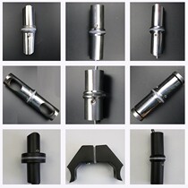 Thickened Glass Door Handle Accessories Large Handle Feet Base Gate Round Pipe Handle Feet Accessories Rose Gold Black Titanium Gold