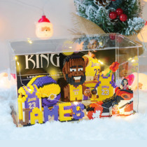 James Kobe Wade Curry Harden Owen basketball building blocks hand model ornaments boyfriend birthday gift