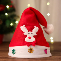 Christmas Christmas hat elderly snowman cute plush children decorate adult male and female cartoon parents-in-law dress up