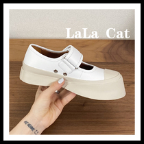  (LALACAT)original single velcro Mary Jane shoes female marni Zhao Ruth with the same thick-soled big toe shoes