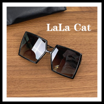 (LARACAT) channel goods D Home ink mirror womens senior feel slim box ins Montian sunglasses