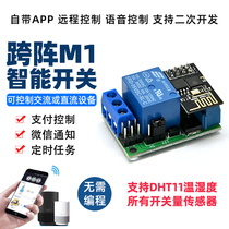 New product Cross-array M1 IoT module Mobile phone remote control switch Voice control jog self-locking Secondary development intelligence