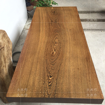 Chicken Wings Wood Large Plate Table Solid Wood Red Wood Log Tea Table Desk Office Table Furniture Painting Case table Desktop Tea Board