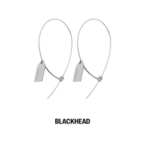 BLACKHEAD Black Head Hardware Series Summer New Label Earrings Female Design Style Fashion with Earrings