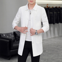 Teen Windsuit Jacket Mens 2022 New Summer Medium Long Sunscreen Clothes Trend Thin fishing The Beatles