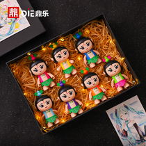 Childrens gourd baby toy gourd brother set deformable hand Doll Boy Vajra gourd snake essence blind box