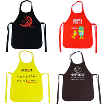  Customizable disposable non-woven apron waterproof sewage takeaway hot pot BARBECUE skewers crayfish catering