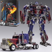 The out-of-print Wei will enlarge the deformation toy King Kong SS05 Optimus Sky OP column alloy car robot model spot
