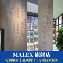 Cement board imported American rock board carving wood silk clear water concrete industrial wind interior and exterior wall decorative board background wall panel
