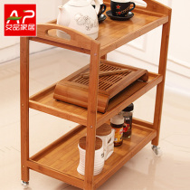 Beauty salon cart tool cart three-layer hair salon beauty salon cart solid wood cart tool cart special price