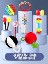 Baby hands grab rattle ball puzzle test bouncing ball rustling newborn toys exercise vision and hearing