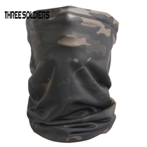 Outdoor men and women running headscarf bicycle riding sand-proof scarf breathable quick-drying multi-purpose mask military fans CS equipment