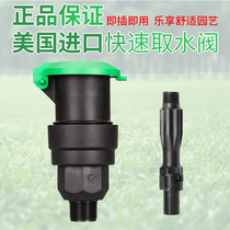 US imported P33 water intake valve water intake 6-point outer silk household landscaping irrigation water intake key Rod