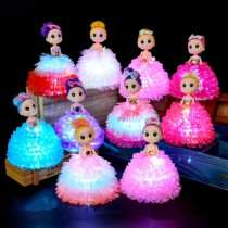 New luminous doll Handmade confused doll Colorful glitter doll Creative childrens gift stall night Market hot sale