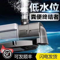 Sensen Jialu Bottom suction frequency conversion water pump silent fish tank low suction submersible pump household pumping fish pond circulation filter pump