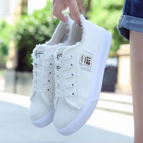 Small White Shoes Women Ins Tide 2022 New Spring Summer Sails Shoes Students Casual 100 Hitch Flat Bottom 100 Hitch A Little Crowd
