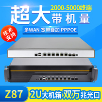 Z87 B85 soft router Gigabit 10 Gigabit Optical Port enterprise industrial computer server Vimeng ros love fast high