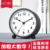 Simple small alarm clock students use children boys and girls to go to school special alarm bedroom night luminous silent cartoon bedside clock