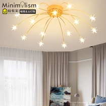 Nordic creative romantic bedroom ceiling lamp simple modern living room dining room room lamp warm starry lamp