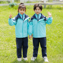 Uniforms for children set primary and middle school students in class uniform winter sports jackets pants kindergarten yuan fu chun qiu zhuang