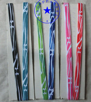 Foreign trade American brand running yoga headband headband hairband Sweat-absorbing belt Silicone non-slip 6 colors