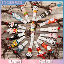 Ceramic Mouth Whistle Necklace Cartoon Jewelry sent to girlfriend Stall Boutique store Jewelry BB Whistle for a Fancy Whistle