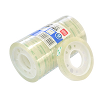 Deli transparent tape Stationery tape for students Deli 30001 8mm*30Y tape Back width 0 8cm