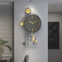 Nordic Fulu home wall clock living room fashion creative Net red wall clock light luxury decoration personality modern clock