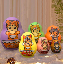 New 6 Floors Russian Jacket Children Advanced Toys Girls Cute Presents Young Children Creative Boy Crafts