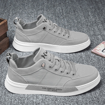 Mens shoes autumn breathable old Beijing cloth shoes casual men lazy man a pedal canvas shoes Joker flat shoes trendy shoes