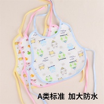 Baby bib cotton newborn strap vest-style saliva towel enlarged waterproof bib for men and women
