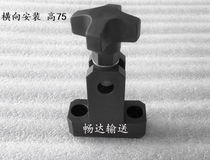 T-character joint T-type collet mounting seat fixed guard rail bracket inner hole 12 lateral vertical mounting