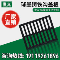 Hunan factory rainwater grate ductile iron 400 × 500b125 finished trench cover
