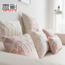 ins Net red small pillow girl car seat pillow waist cushion Korean sofa cushion living room bedroom pillow case