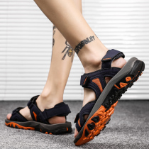 Sandals mens 2022 new summer Leisure cool off outside wearing driving non-slip Soft bottom ins trendy sports beach shoes