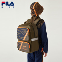 FILA Filaboy clothing children double shoulder bag spring new boy girl 3M reflective large capacity school bag tide